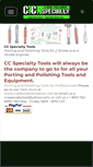 Mobile Screenshot of ccspecialtytool.com