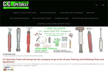 Tablet Screenshot of ccspecialtytool.com